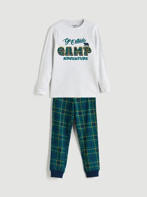 Pijama Takım BEJ MELANJ