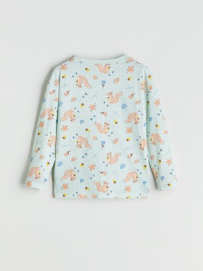 Pijama Takım YEŞİL BASKILI