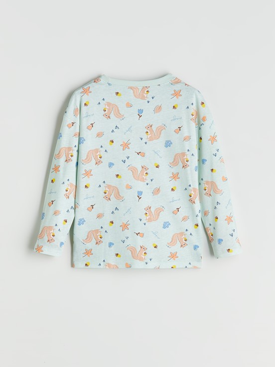 Pijama Takım YEŞİL BASKILI