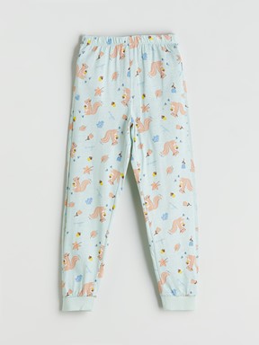 Pijama Takım YEŞİL BASKILI