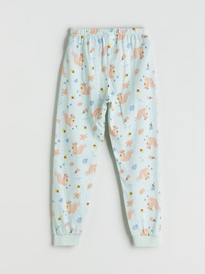 Pijama Takım YEŞİL BASKILI