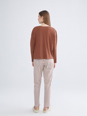 Pijama Takım UÇUK PEMBE BASKILI