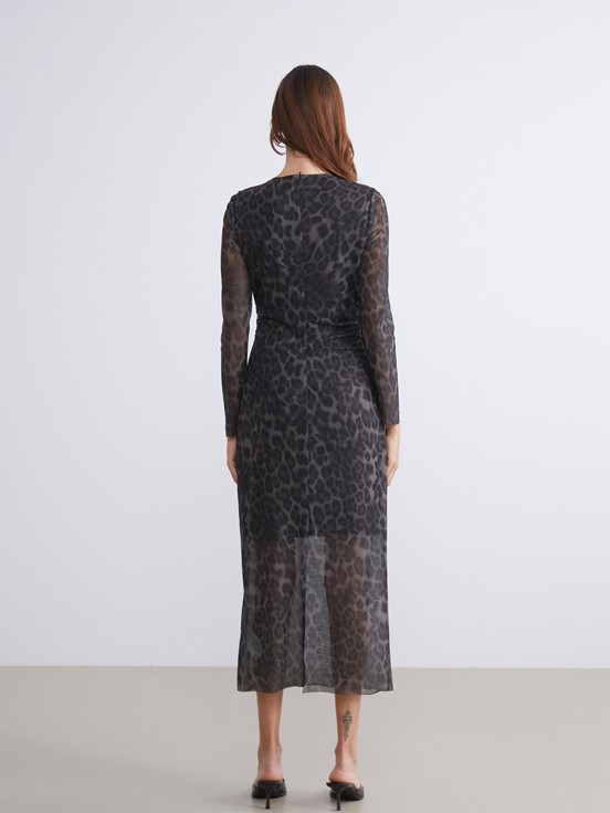 Elbise YEŞİL BASKILI