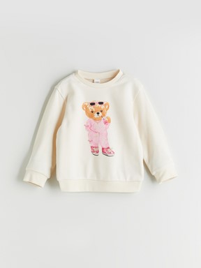 Sweatshirt KREM RENGİ