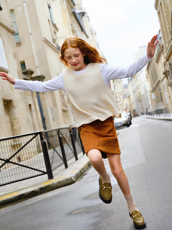 Etek AÇIK KAHVERENGİ