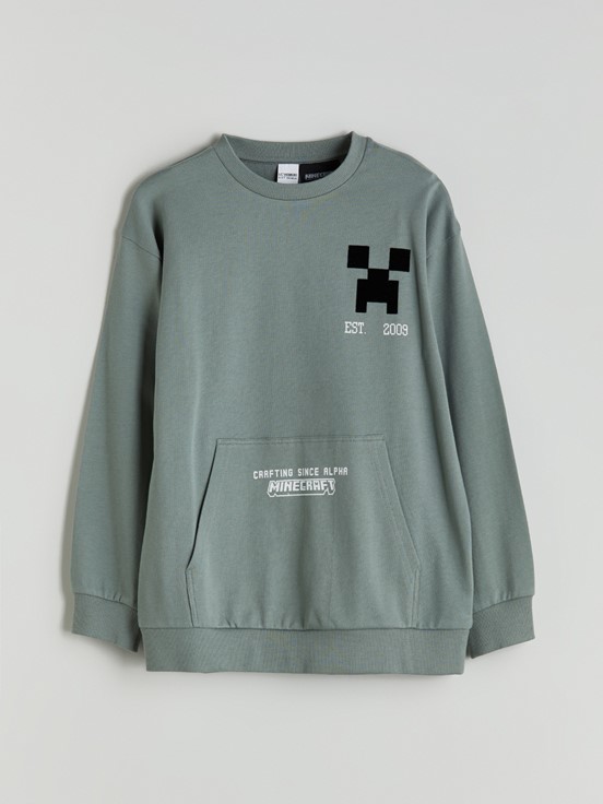 Sweatshirt MAT NANE YEŞİLİ