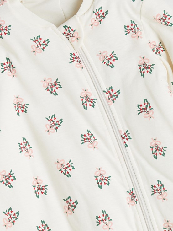 Uyku Tulumu KREM BASKILI