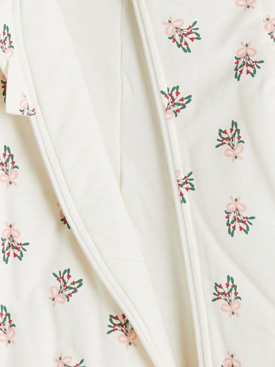 Uyku Tulumu KREM BASKILI