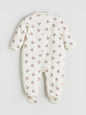 Uyku Tulumu KREM BASKILI