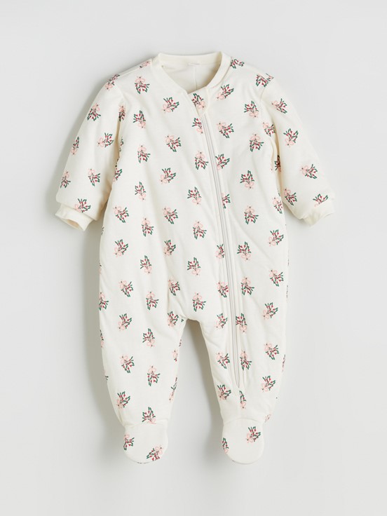 Uyku Tulumu KREM BASKILI