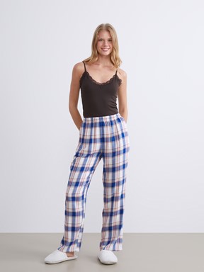 Pijama Alt MAVİ EKOSELİ