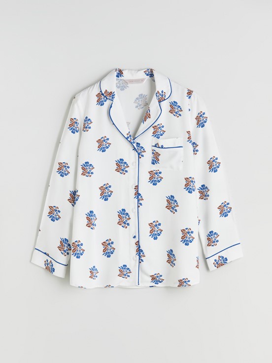 Pijama Takım EKRU BASKILI
