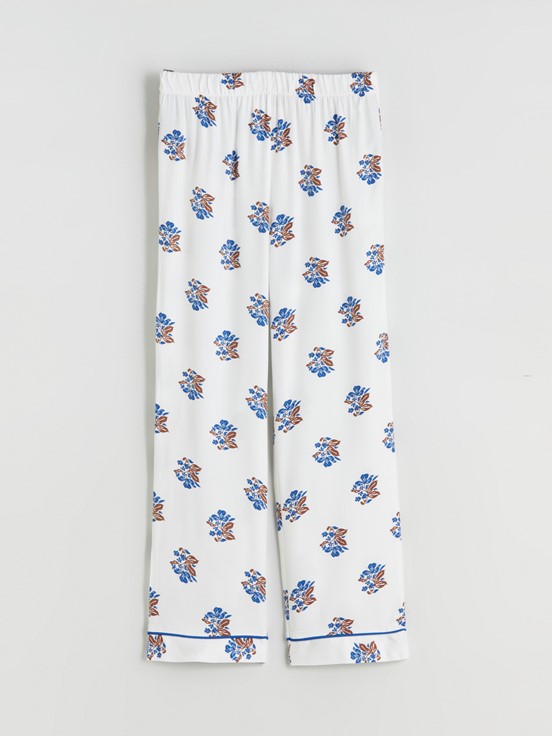 Pijama Takım EKRU BASKILI