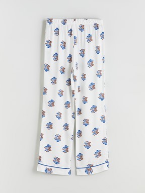 Pijama Takım EKRU BASKILI