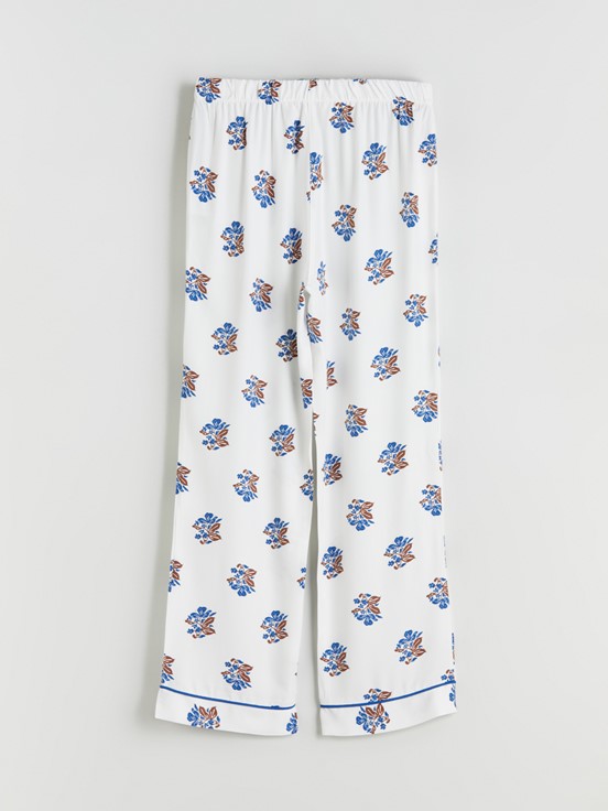 Pijama Takım EKRU BASKILI