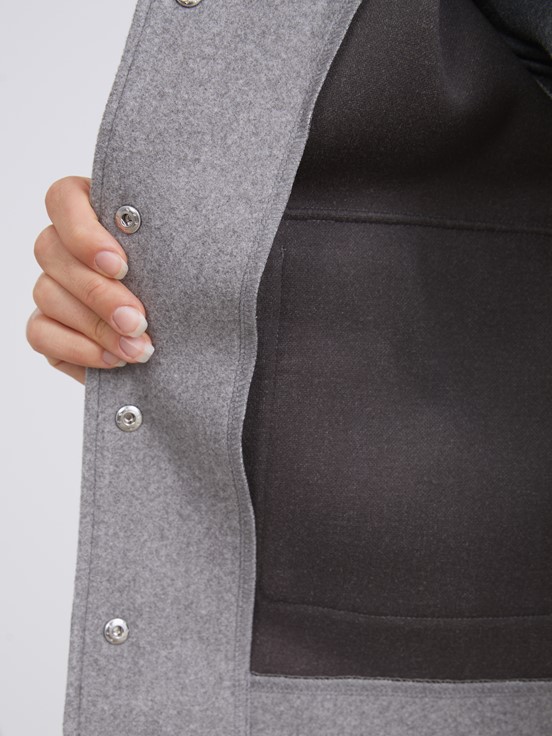 Gömlek Ceket GRİ MELANJ
