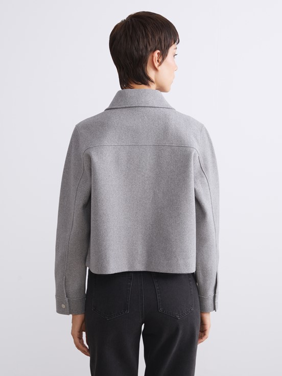 Gömlek Ceket GRİ MELANJ