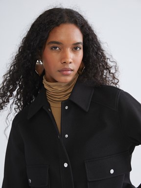 Gömlek Ceket GRİ MELANJ