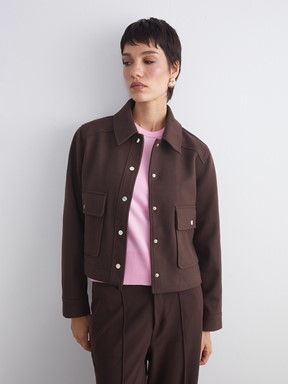 Gömlek Ceket GRİ MELANJ