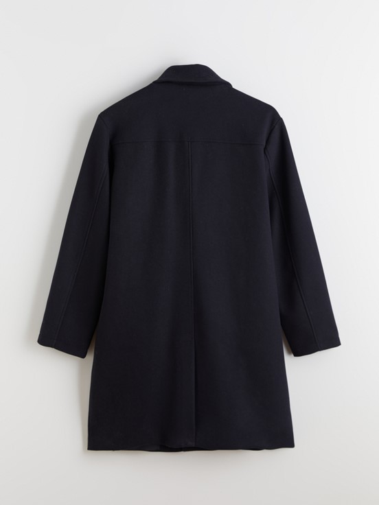 Kaşe Kaban LACİVERT