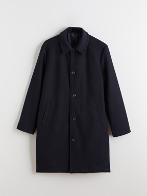 Kaşe Kaban LACİVERT