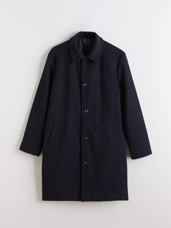 Kaşe Kaban LACİVERT