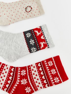 Soket Çorap BEJ MELANJ