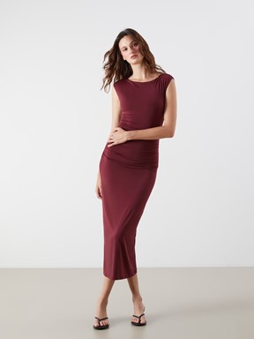 Elbise BORDO