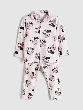Pijama Takım AÇIK PEMBE BASKILI
