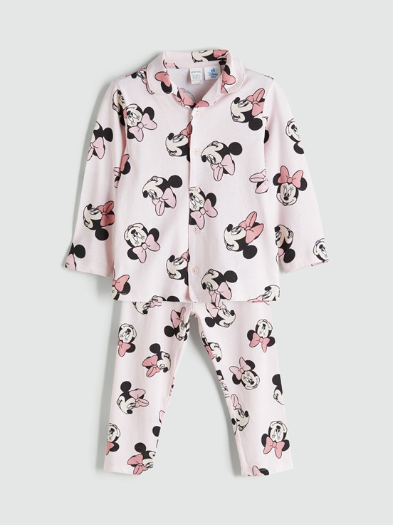 Pijama Takım AÇIK PEMBE BASKILI