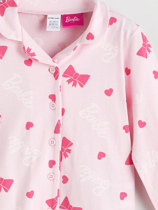 Pijama Takım AÇIK PEMBE BASKILI