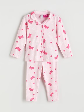 Pijama Takım AÇIK PEMBE BASKILI