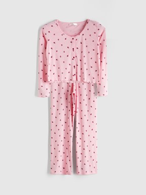 Pijama Takım AÇIK PEMBE BASKILI