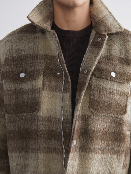 Gömlek Ceket KAHVERENGİ