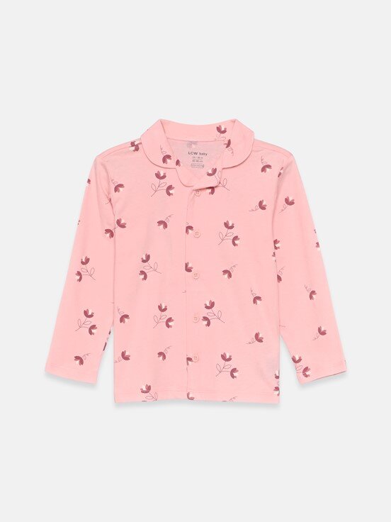 Pijama Takım PEMBE BASKILI