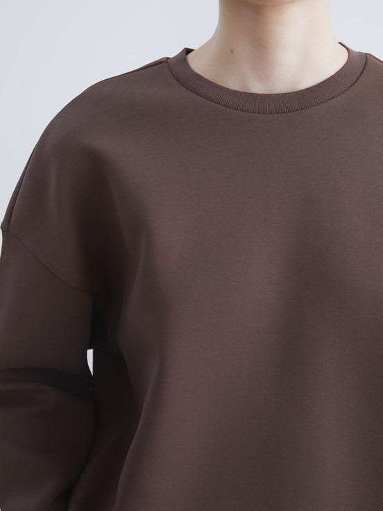 Sweatshirt KAHVERENGİ