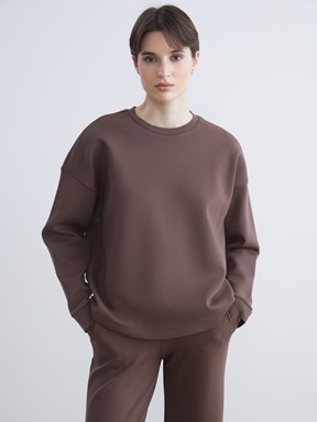 Sweatshirt KAHVERENGİ