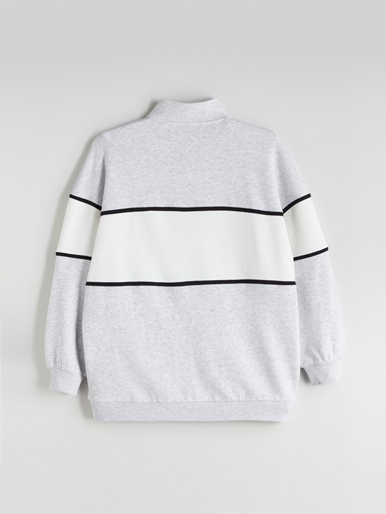 Sweatshirt AÇIK GRİ MELANJ