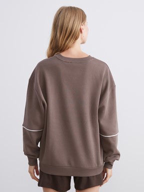 Sweatshirt KAHVERENGİ