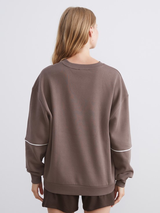 Sweatshirt KAHVERENGİ