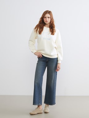 Sweatshirt AÇIK BEJ