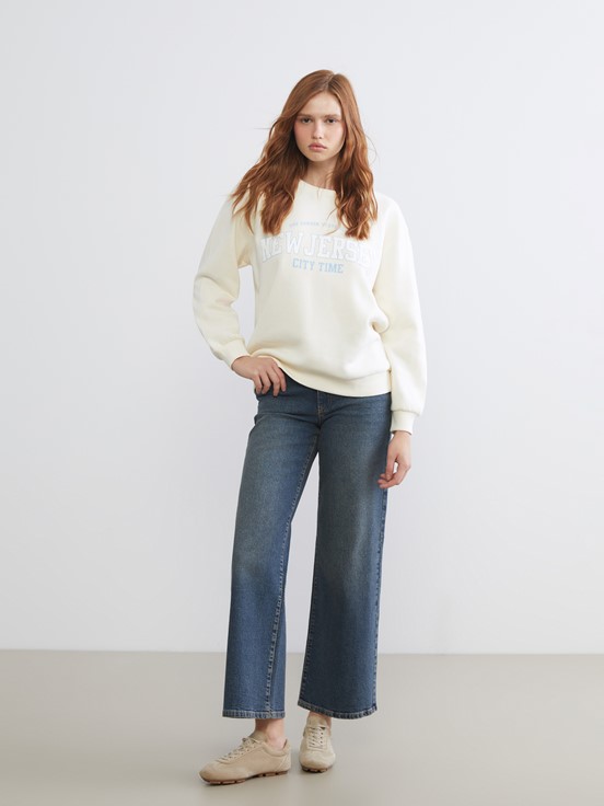 Sweatshirt AÇIK BEJ