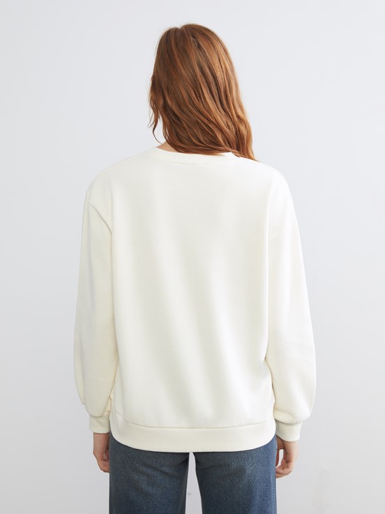 Sweatshirt AÇIK BEJ