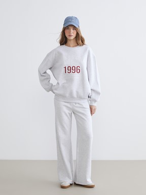 Sweatshirt AÇIK GRİ MELANJ