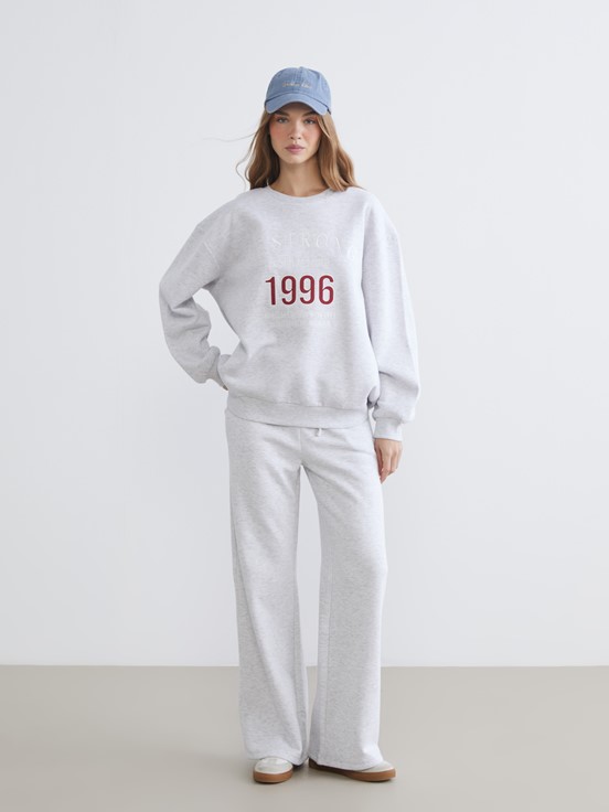 Sweatshirt AÇIK GRİ MELANJ