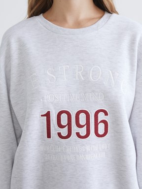 Sweatshirt AÇIK GRİ MELANJ