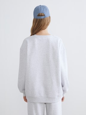 Sweatshirt AÇIK GRİ MELANJ