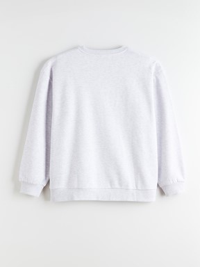 Sweatshirt AÇIK GRİ MELANJ