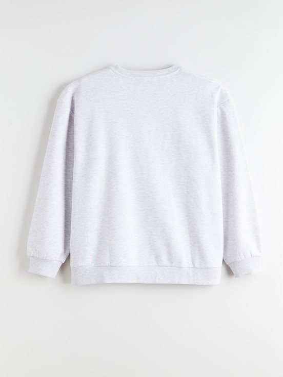 Sweatshirt AÇIK GRİ MELANJ