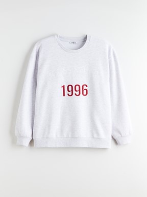 Sweatshirt AÇIK GRİ MELANJ